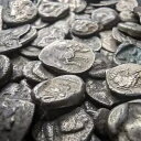 古代ギリシャの銀の部分 3 個。紀元前500〜300年 小さい。それぞれ0.3?0.8g。