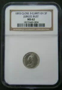 1893 ӥȥꥢӥ꡼ إå С ꡼ڥ 3D  3 NGC MS62