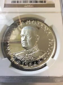 1964 マルタ騎士団グランド マスター モジャナ注文 オールド プルーフ シルバー コイン NGC i85334