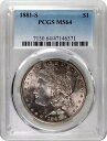 USA シルバー モーガン $1 ドル 1881-S NGC: MS64 #C541(3)