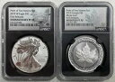 2019「プライド オブ 2 ネイションズ」NGC シルバー セット (初回リリース) イーグル/メープル リーフ PF70