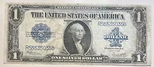 1923年米国1ドル大型銀証紙幣昨年発行！