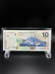 1998年-エルサルバドルからの10ドルのコロネス あなたのコレクションに最適な請求書。