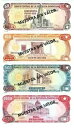 ドミニカ共和国 … P-135s-138s … 50-1000 ペソ … 1991-94 Choice*UNC*。 TDLR 標本