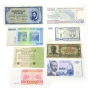 ミリオネア通貨: (8) 1,000,000 単位のさまざまな紙幣