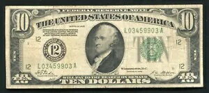 FR 2000-L 1928 $10 FRN NUMERICAL GOLD ON DEMAND ե˥ե󥷥