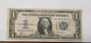 $1 シルバー証明書スターノート Fr. #1606* - 1934 年のシリーズ