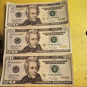 3 $20.00 スターノート