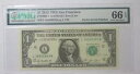 2013 $1 サンフランシスコ FRN 3001-L レーダーノート シリアル番号 38966983 PMG 66 EPQ
