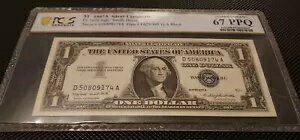 1620 1957 A $1 С D A ֥å PCGS   67 PPQ!