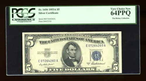 DBR 1953-A $5 С Fr. 1656 EA ֥å PCGS 64 PPQ ꥢ E07264260A