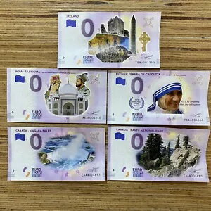 ユーロお土産 カナダ、インド、アイルランド カラー カラー ロット 5 お土産