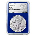プレセール - 2025 $1 アメリカン シルバー イーグル NGC MS69 ER ALS ラベル ブルー コア