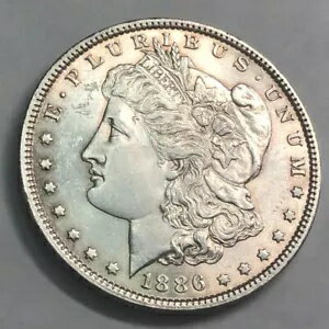 1886 モルガン銀ドル。サテンBU。 #mm5(3)