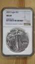 2023 $1 アメリカン シルバー イーグル NGC MS69 - 送料無料! G0928