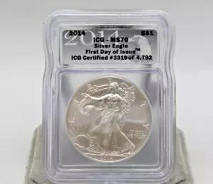 2014 ICG MS70 S$1 1oz С  ȯԽǧ #3319 **