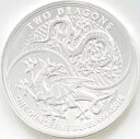 2018 トゥー ドラゴンズ 1オンス.999 シルバーコインとカプセル|詳細画像