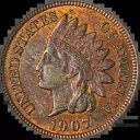 1907 インディアン セント - レッド & ブラウン エグゼクティブ コイン カンパニーからのお得なセール