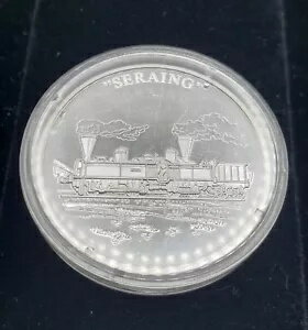 メダル 1オンス (28.35gr) 999 ピュアシルバー 1851 「セライン」機関車