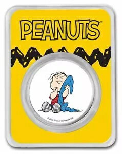 Peanuts? ライナス ヴァン ペルト 1 オンス カラーライズド 0.999 ファイン シルバー ラウンド TEP