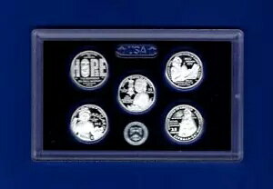 2024 S シルバー プルーフ クォーター セット - アメリカン レディース - 5 コイン - 箱なし/COA - シルバー 99.9%