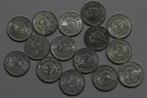 ?? ???? ドイツ ワイマール 50 フェニヒ オールド コイン ロット B49 #15 WA9(3)