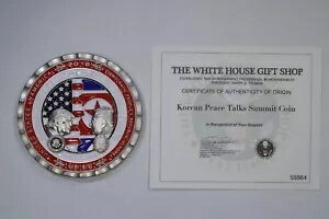 2018年トランプ・金正恩和平会談記念コイン