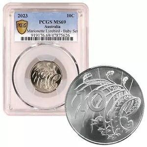 2023 10c コイン PCGS MS69 マリオネットことこと座の赤ちゃんセット
