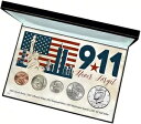 9-11 決して忘れないコインコレクション、ディスプレイボックス、2001 年 9 月 11 日 5 個