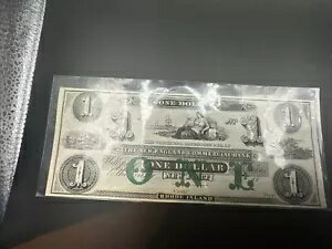 $1 ニューイングランド商業銀行 残り 1 ドル、Unc 状態??????