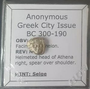 #M432# 匿名ギリシャ都市セルゲ発行の銀貨、紀元前 300 〜 190 年