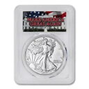 2024-(W) $1 シルバー イーグル PCGS GEMUNC ファースト ストライク コイン MAGA ラベル(3)