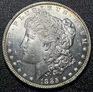 1885 P モルガン シルバー ダラー BU 未流通 MS コイン