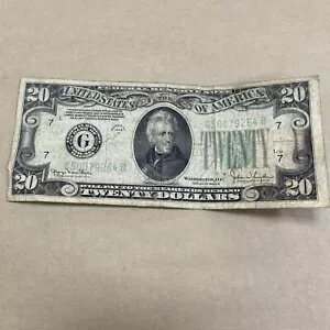 G 1934-B $20 FRN シカゴ レア
