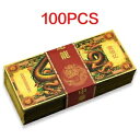 100 個中国ドラゴン金箔紙幣 100 億ドル 2024 新年ギフト