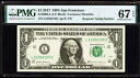 USA 1$ 2017 Note ~ リピーター 21052105 ~ Fr. 3004-L ~ PMG ジェム未流通 67 EPQ