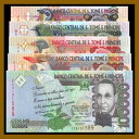 St. Saint Thomas & Prince 5000 - 100000 Dobras (5 個セット)、1996/2005 Unc