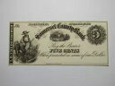 $.05 1862 サマビル ニュージャージー州 廃止された通貨紙幣 ビル サマセット UNC+++