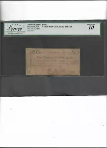 ティンバーカッターズバンク、サバンナ、ジョージア州 .50C 非常に良い 10