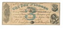 ミシシッピ州、綿は 1862 年に 3 ドル 3 ドル紙幣を誓約しました