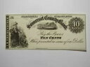 $.10 1862 サマビル ニュージャージー州 廃止された通貨紙幣 ビル サマセット UNC+++