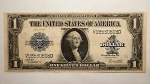 1923 ** ** 1 ドル シルバー証明書**素敵なメモ**送料無料** L0036