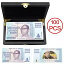 100 ピース/箱ジンバブエ 100 デシリオン ドル紙幣紙幣装飾ギフト