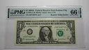 $1 2003A リピーター シリアル番号 連邦準備通貨紙幣 UNC66EPQ|詳細画像
