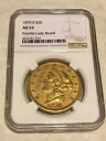 1870-S AU53 NGC 20ドル リバティ ダブルイーグル金貨 シャープグラナイトレディ(PCGSなし)