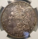 1895年 O モーガン シルバードル 希少 セミキー 美しいトーン NGC AU 55/58 詳細