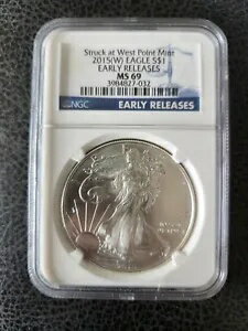 2015 w シルバー イーグル ms69 pcgs