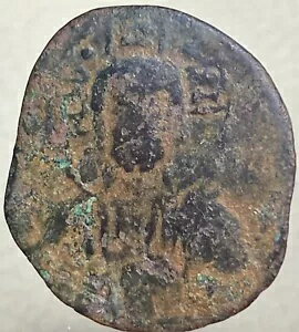 古代ビザンチン帝国コイン 1028-1042 AD キリスト・イエス・キリスト 王の中の王
