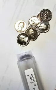 40 個の 1969-S プルーフ ワシントン クォーターのロールを完了します。正確なコインが表示されます(3)