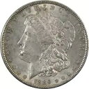 1889 モルガン ダラー AU 未流通 90% シルバー 1 ドル コイン SKU:I5516